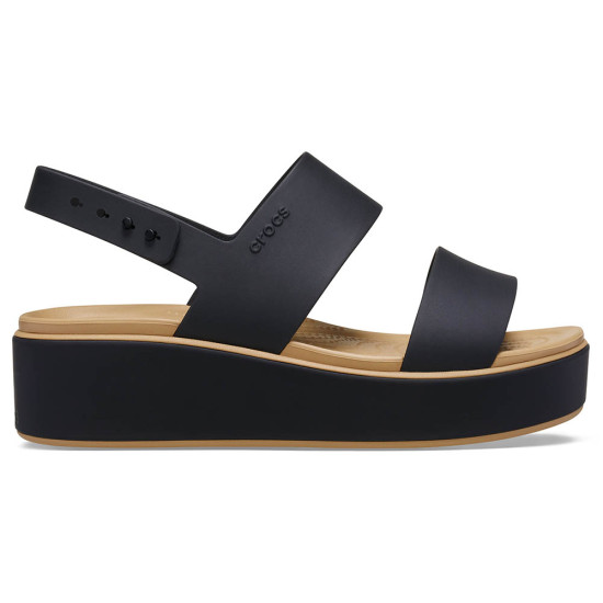 Crocs Brooklyn Low Wedge Matte Wrap Sandals